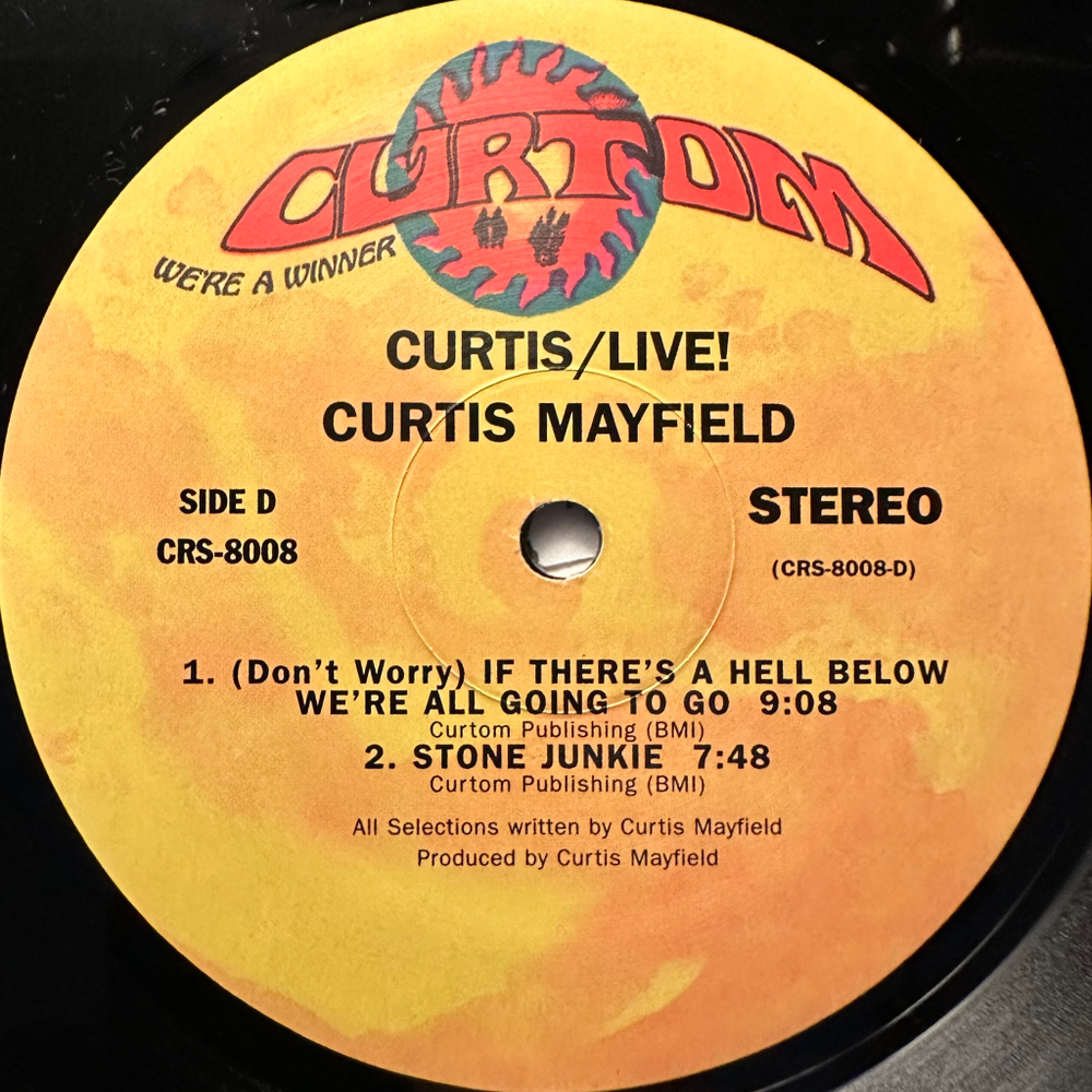 Curtis Mayfield ‎– Curtis / Live! 2LP (США)
