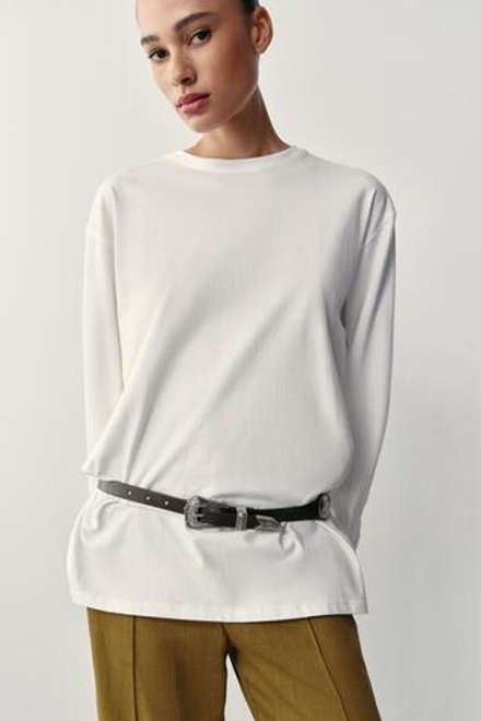 ZARA КОЖАНЫЙ РЕМЕНЬ С МЕТАЛЛИЧЕСКИМИ ДЕТАЛЯМИ, КОРИЧНЕВЫЙ