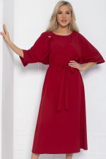 Платье Воздушный полёт (бордовое) П12475-15 LT Collection