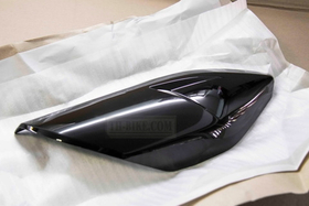 18360-KZZ-900ZC. COVER, FR. MUFFLER *NH1* Honda CRF250L-M 2012-2016. BLACK