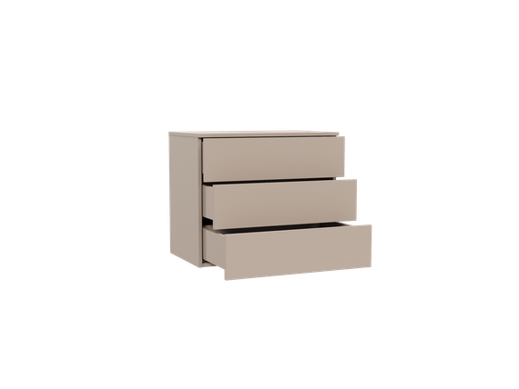 Сингапур ПМ- 420.02 Тумба Шелк Ясень Мокко, Глиняный серый