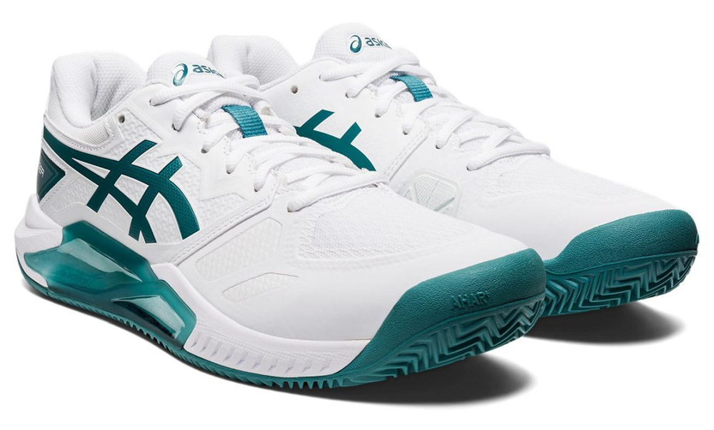 Мужские кроссовки теннисные Asics Gel-Challenger 13 Clay - white/velvet pine