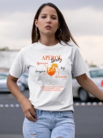 Футболка с Принтом Коктейль Апероль