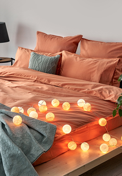 Наволочка 70x70 Luxberry Urban терракотовая