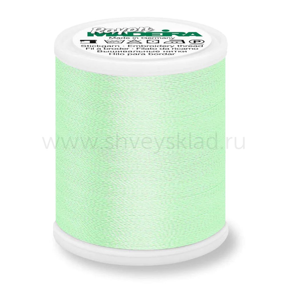 Нитки вышивальные вискоза Madeira Rayon №40, 200 м, цв. 1100, 9840, 5 катушек