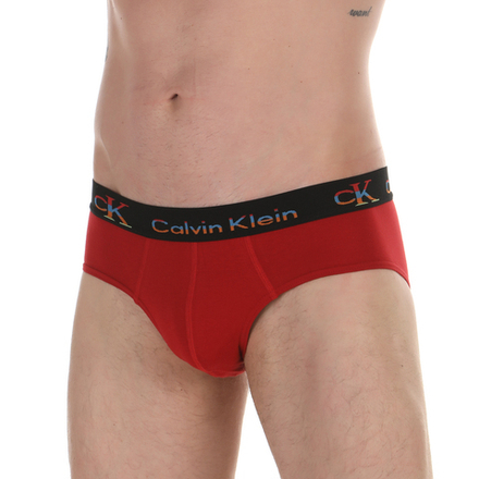 Мужские трусы брифы красные Calvin Klein