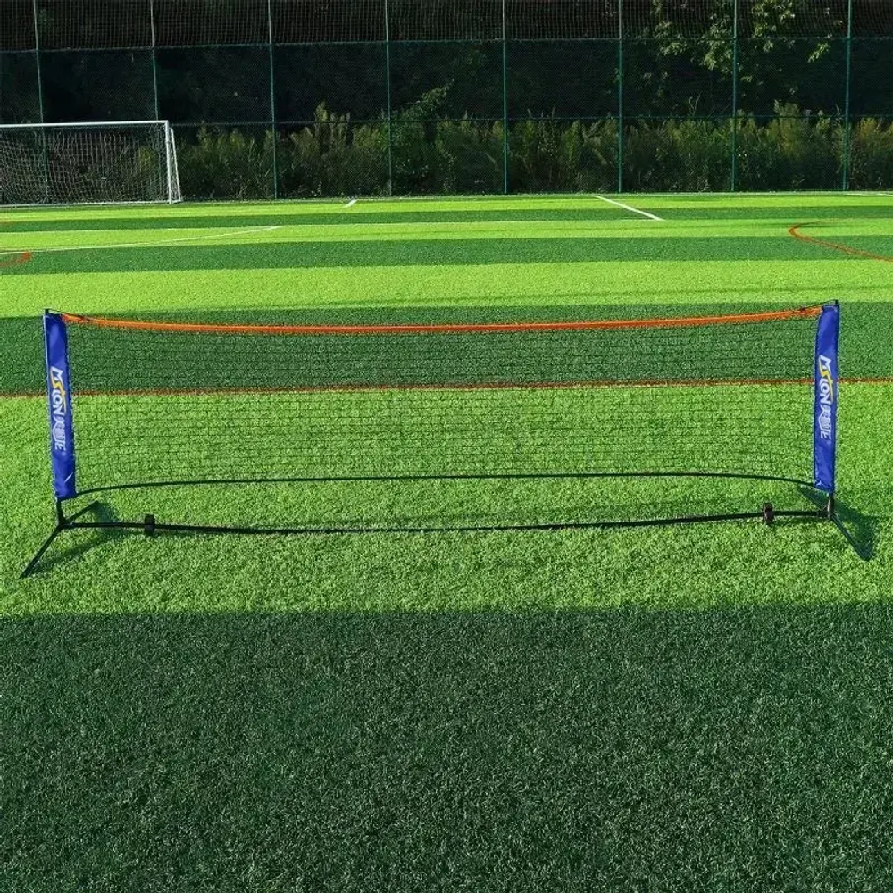 Сетка складная для игры в бадминтон с регулировкой высоты, 300*85/150 см