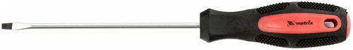 Отвертка Anti-Slip SL3х100мм CrV,2-х компонентная рук Матрикс