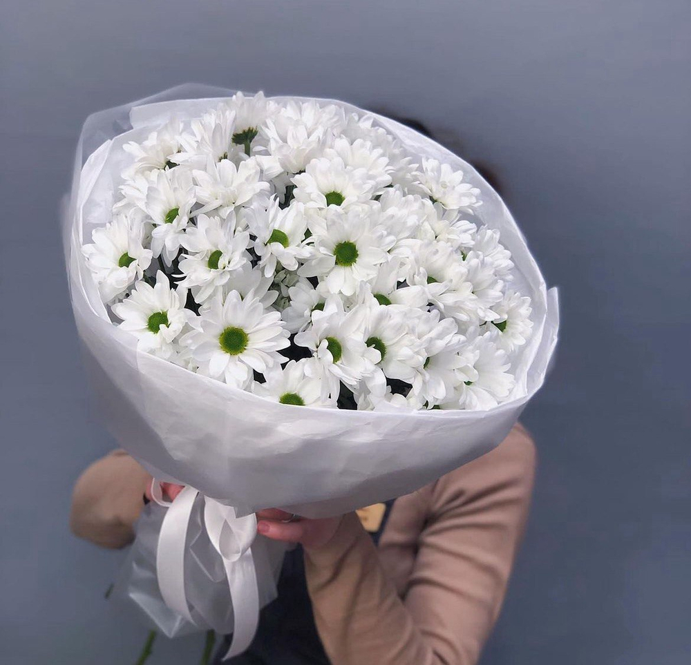 Букет с ромашками