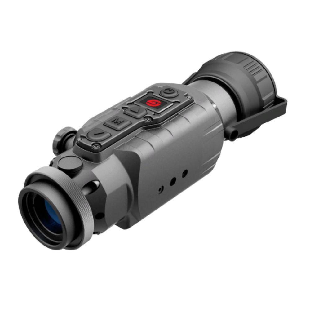 Тепловизионная предобъективная насадка Guide TA450 384x288 17μm,ø50мм,зум х1/х2/x4,CR123Aх2 до 3ч, обнаружение 1400м DISC