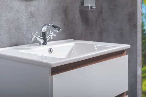 Armadi Art Тумба CAPOLDA 65 белая + ручка дерево