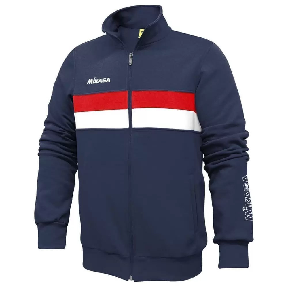 СЦ*Куртка от костюма MIKASA MT552-0055-L, р.L, 70% хлопок 30% полиэстер, темно-синий