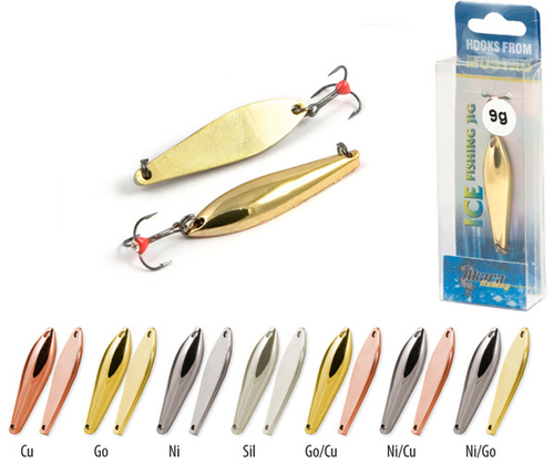 Блесна зимняя Akara Ice 3431 9 гр. Go/Cu