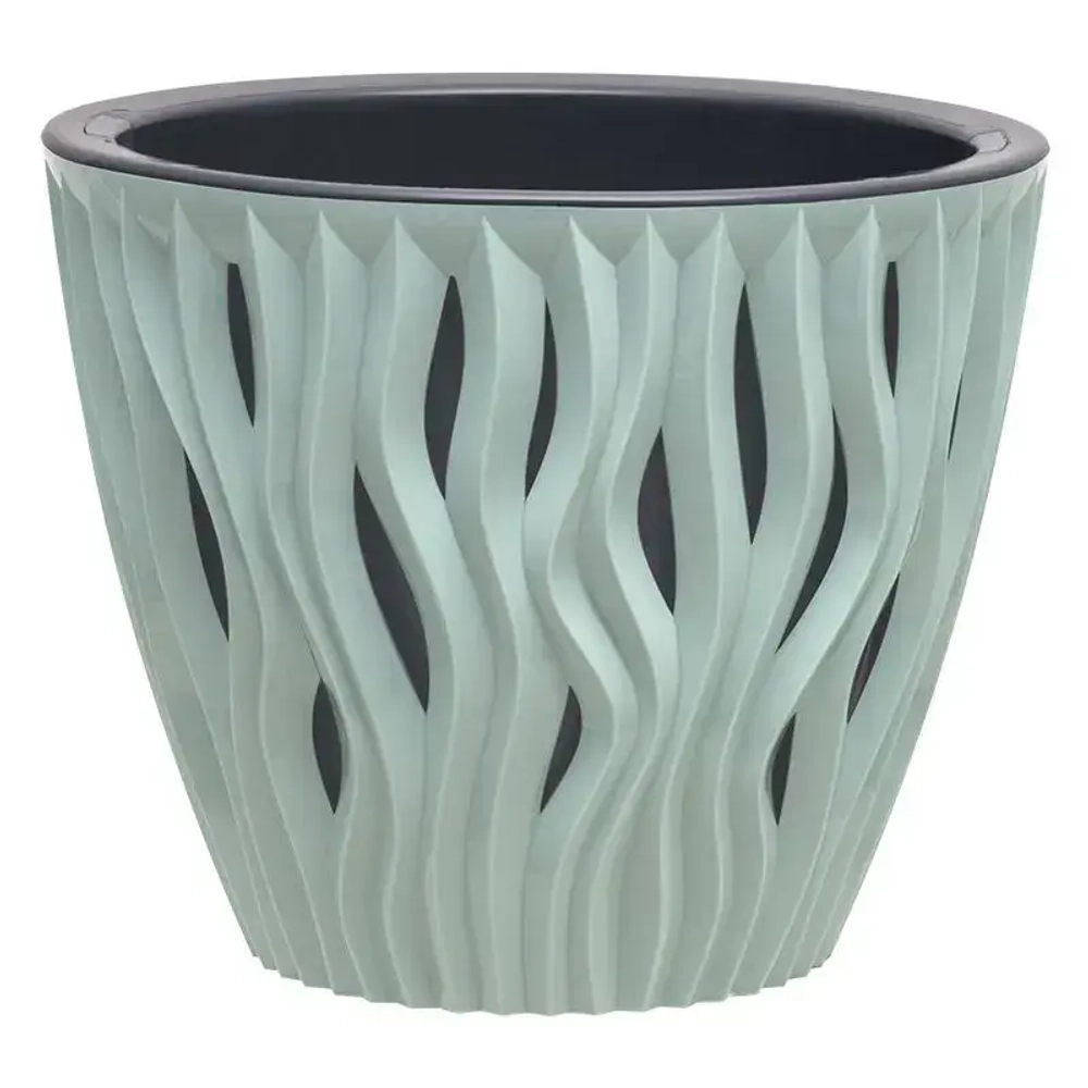 Кашпо Вдохновение (1,6л.) Цв. Нефрит (Арт. КШ-0954)