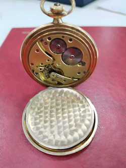 Часы карманные RW Германия начало 20 века позолота