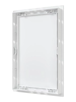 Люк ревизионный AD фланец 196х296 нажимной 218х318 пластик AURAMAX