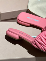 Шлепанцы Miu Miu