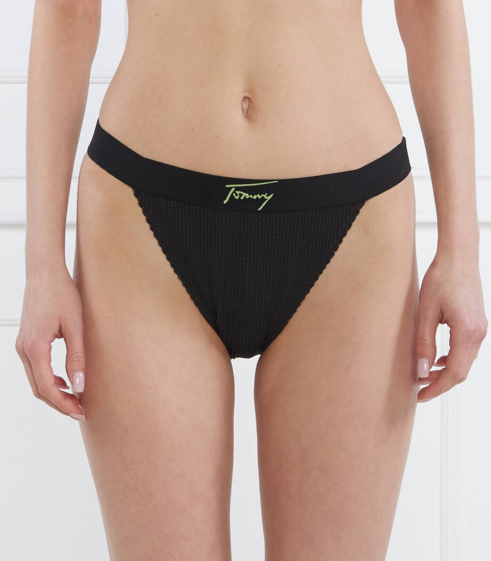 Трусики бикини HIGH LEG CHEEKY Tommy Hilfiger - черный(UW0UW04491)