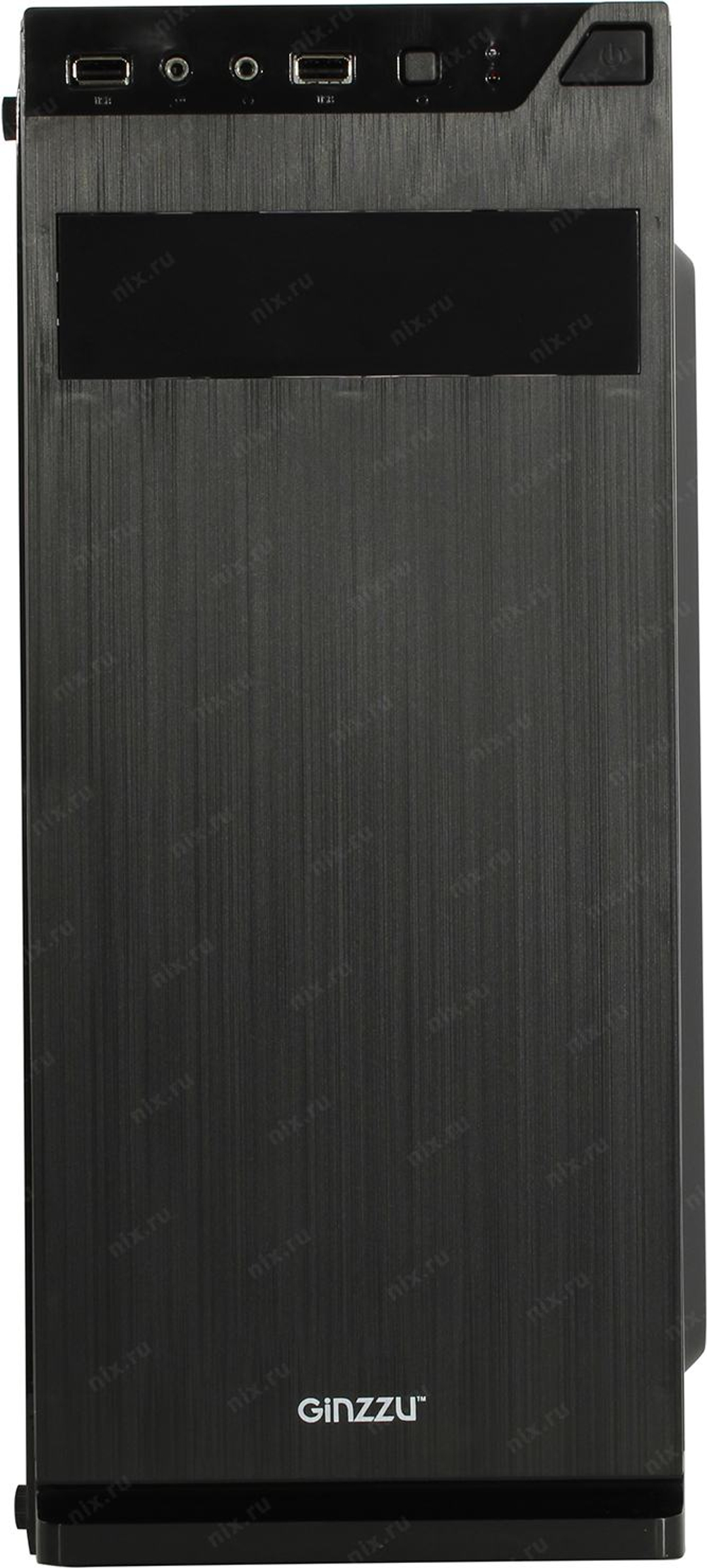 Корпус Miditower Ginzzu A250 ATX без БП с окном