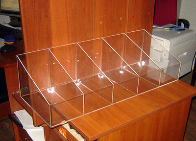 Диспенсер витрина для конфет открытый 748х280х200 100 5 ячеек