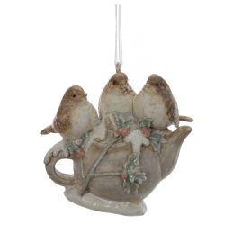 GAEM Фигурка декоративная подвесная "Птички", L6 W4 H6 см, 2в.
