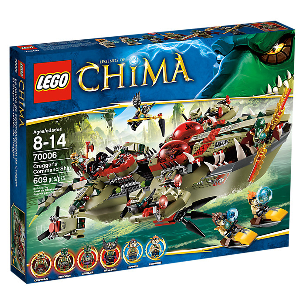 LEGO Chima: Флагманский корабль Краггера 70006 — Cragger's Command Ship — Лего Чима