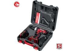 Дрель-шуруповерт ЗУБР 18 В, 2 АКБ, 2 Ач, в кейсе ДШЛ-185-22