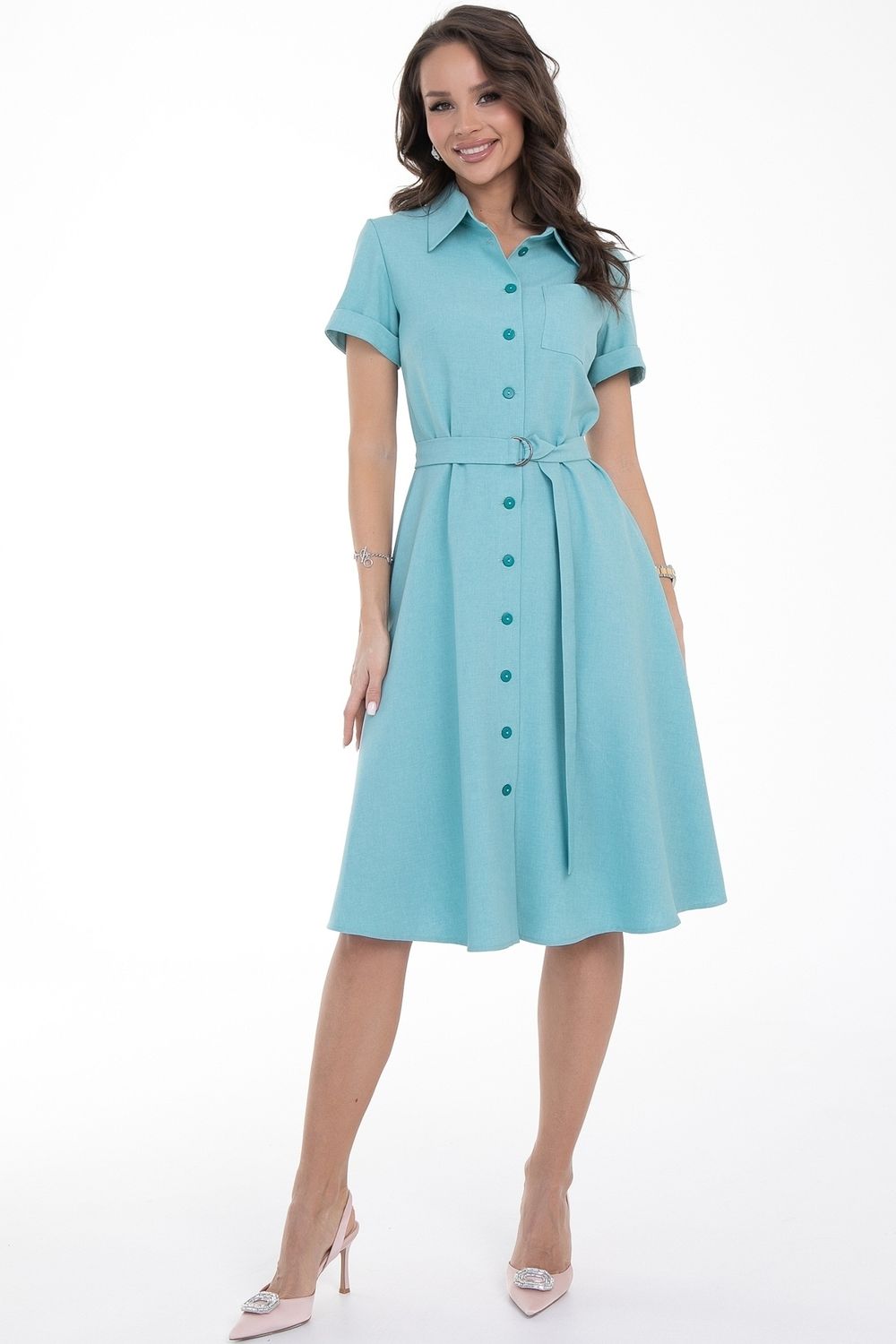 Платье Отличное Хит (бирюза) Diolche