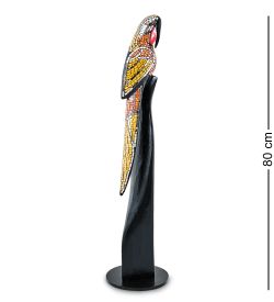 Decor and Gift 23-002-03 Статуэтка «Попугай» дерево+стекл.мозаика 80 см
