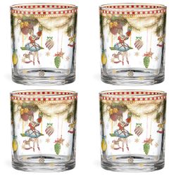 НАБОР СТАКАНОВ ИЗ 4-Х ШТ. "ЩЕЛКУНЧИК" 320 МЛ