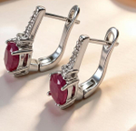 Ювелирные серьги из серебра 925 пробы