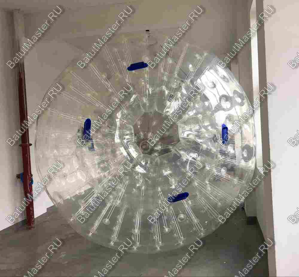 Гидро/аква зорб "Кристалл", ТПУ, диаметр 2,5 м, один вход