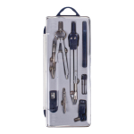 Готовальня 7 предм: циркуль мет,грифели, кронцирк,рейсфед,насадка под каранд.