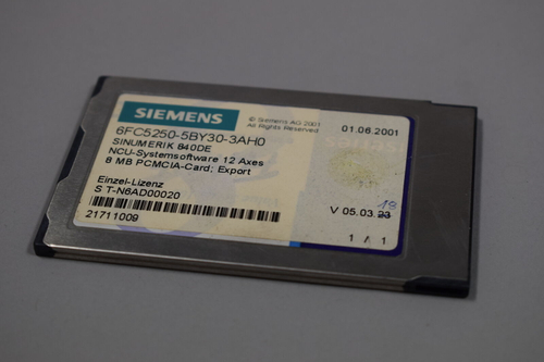 Б/у SIEMENS 6FC5250-5BY30-3AH0