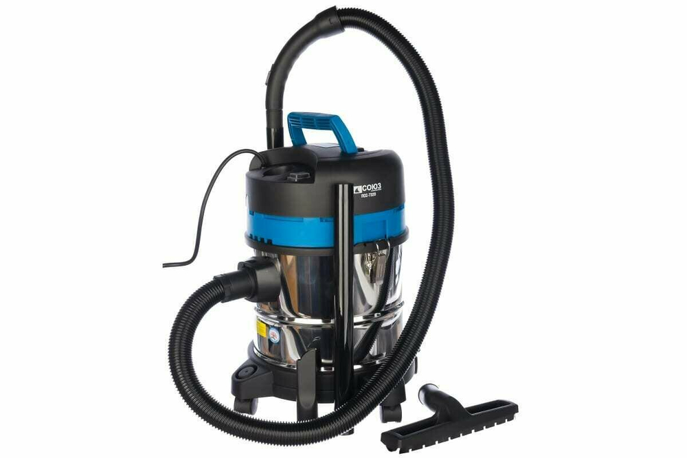 Промышленный пылесос СОЮЗ ПСС-7320,1600Вт,20л,РОЗЕТКА,3 мешка в компл.