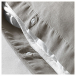 Комплект постельного белья IKEA ANGSLILJA (ЭНГСЛИЛЯ), Двуспальный, Серый, 240x220, 50x80 см