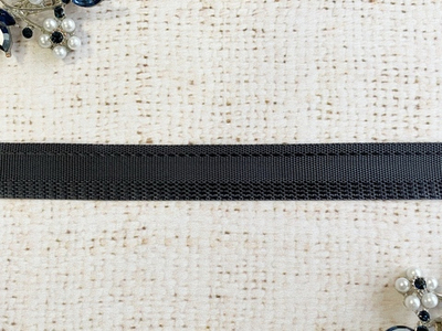 Тесьма брючная, ш. 1,5-1,6 см., пр-во Россия, тёмно-серый