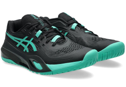 Мужские теннисные кроссовки Asics Gel-Resolution X - black/aurora green