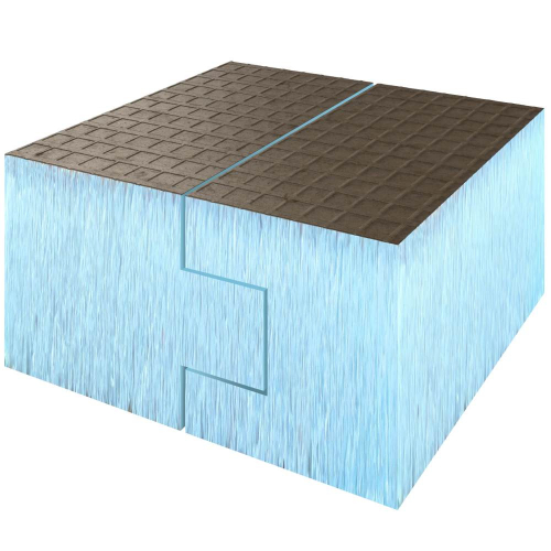 Панель Ruspanel RPG Basic на основе экструдированного пенополистирола H односторонняя 2485х585х50 мм