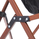 Кресло складное до 120 кг DC-6016, 52*63*90 см, цвет: чёрный, каркас алюминий, ТуристМастер