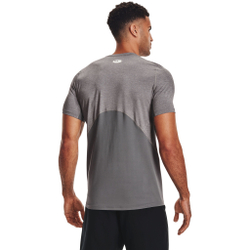Мужское теннисное поло Under Armour Heatgear Fitted T-Shirt Men - Grey