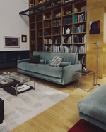 Серый жаккардовый ковер Norela из шерсти 300 x 200 см