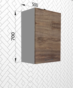 Лофт Дуб бурый П 500