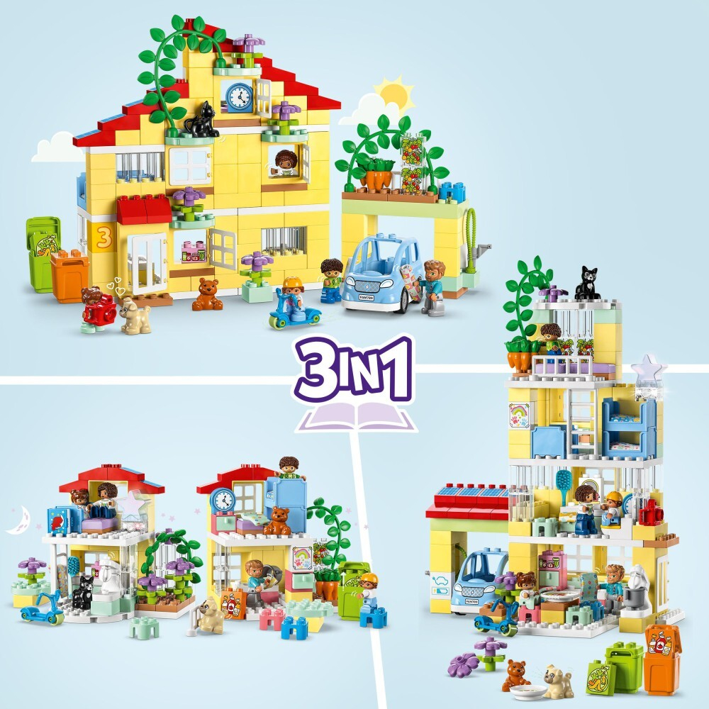LEGO DUPLO — Семейный дом 3-в-1 10994