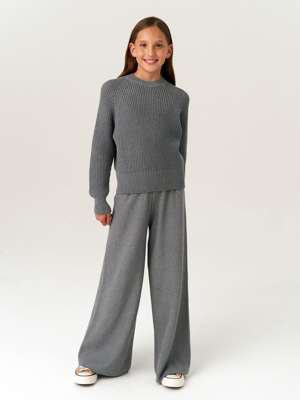 Джемпер для девочки AT1001 серый