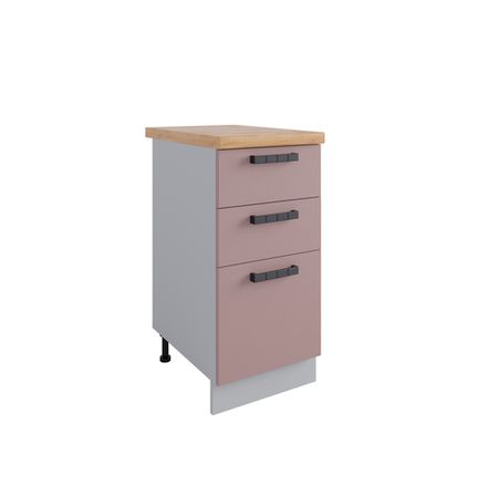 Кухня Модуль СЯШ 400 Ройс Пудра Скин