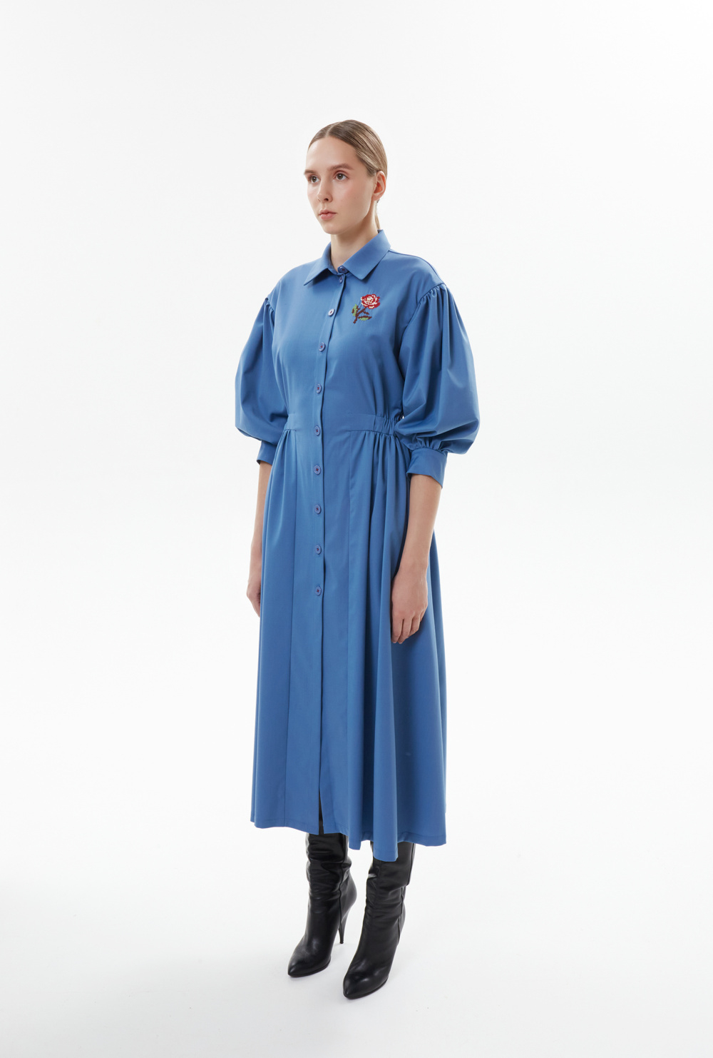 Платье «Секретный сад», зеленый