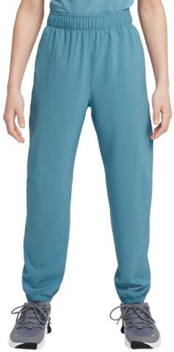 Штаны для мальчика теннисные Nike Boys Dri-FIT Multi Big - дымчатый синий/черный