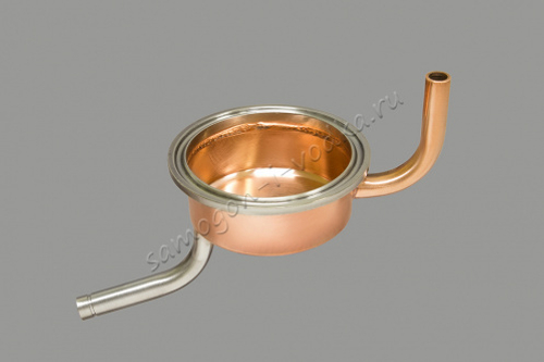 Оголовник Самогон и водка кожухотрубного медного дистиллятора