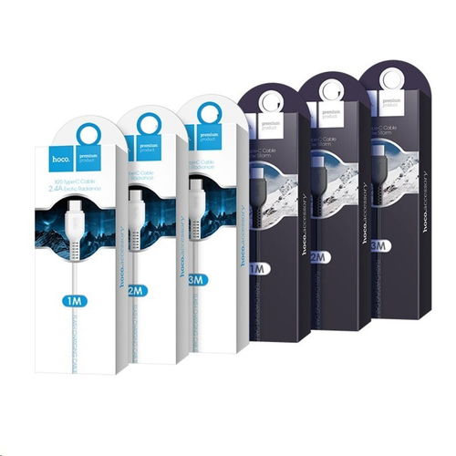 Дата-кабель универ. USB Type-C 2 м белый (HOCO.)